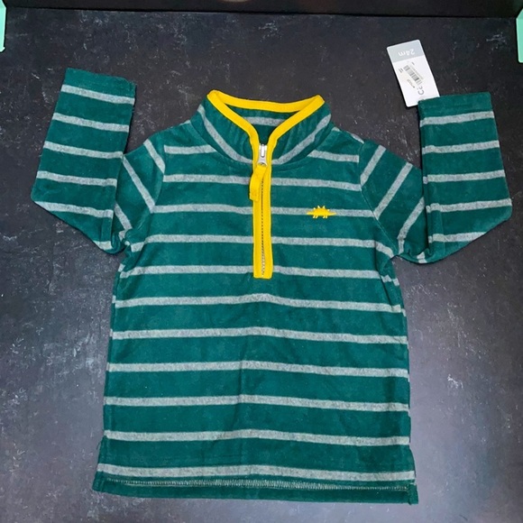 Carter’s Zip Up Green NWT - Picture 1 of 3
